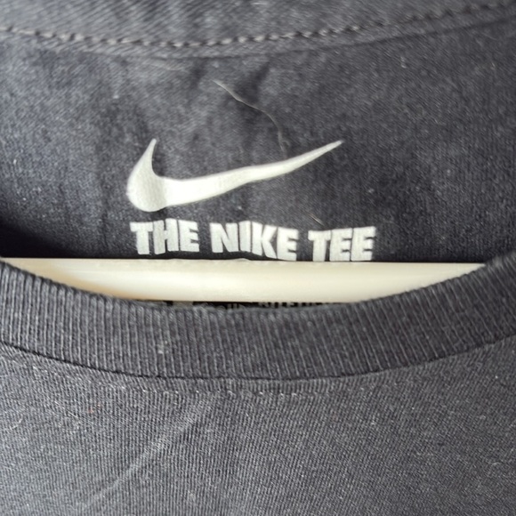 Nike Black Tee with Bright Yellow Swoosh - Picture 3 of 3